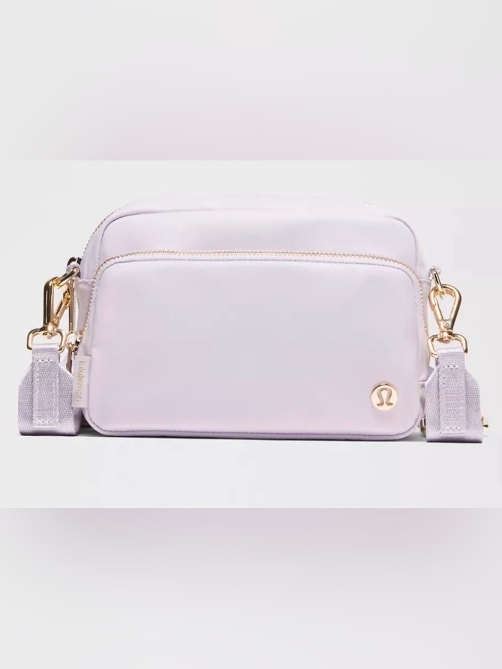 *NWOT* lululemon athletica Lavender Crossbody bag with Gold Hardware